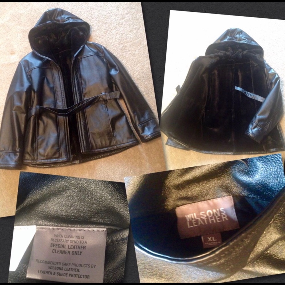 Wilsons Leather jacket Woman's XL